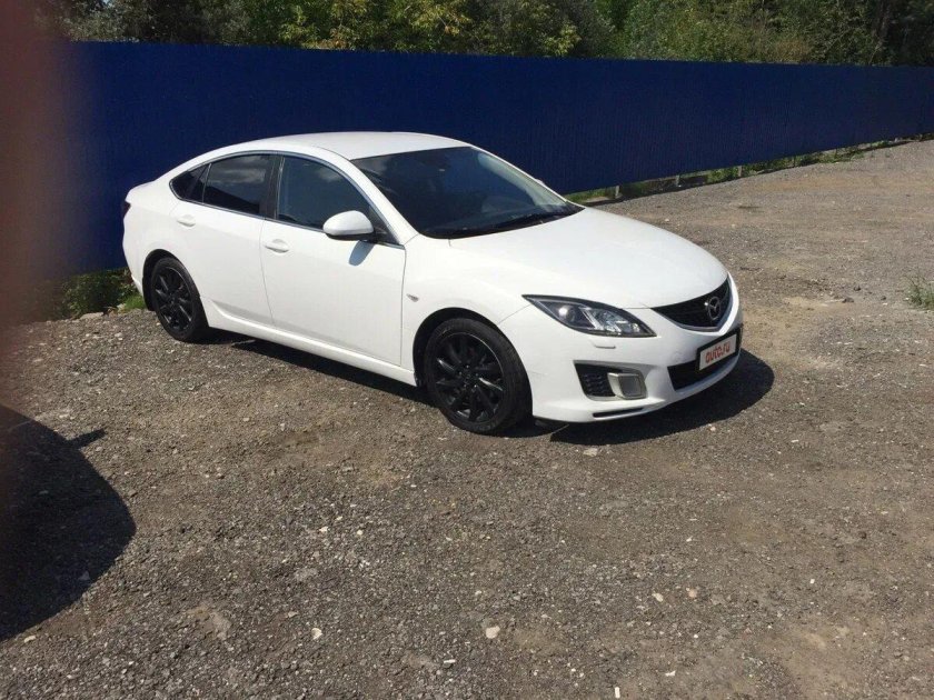 Мазда 6 GH белая