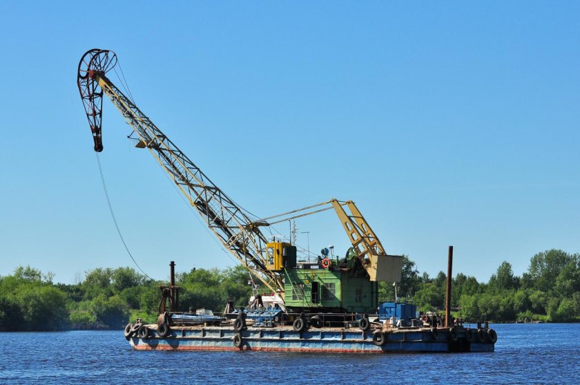 Плавучий кран КПЛ 5-30