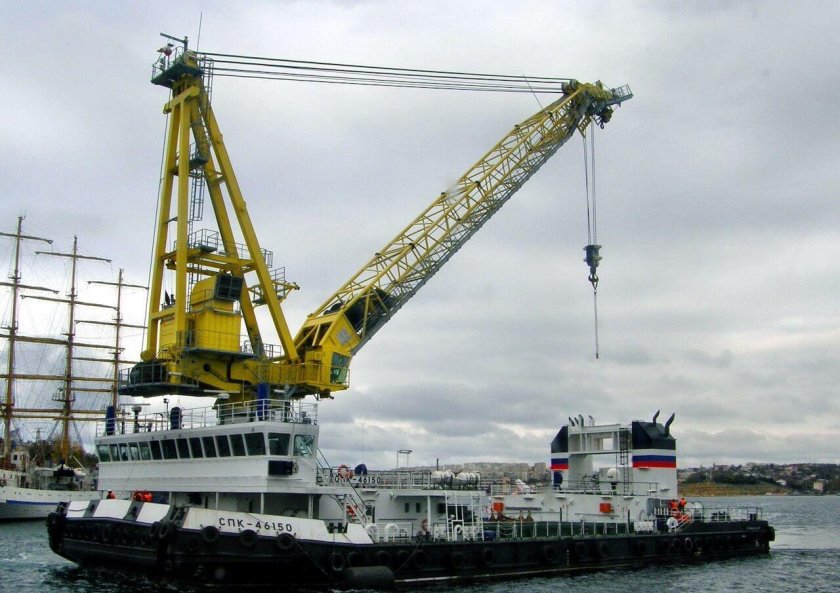 Плавучий кран СПК-46150