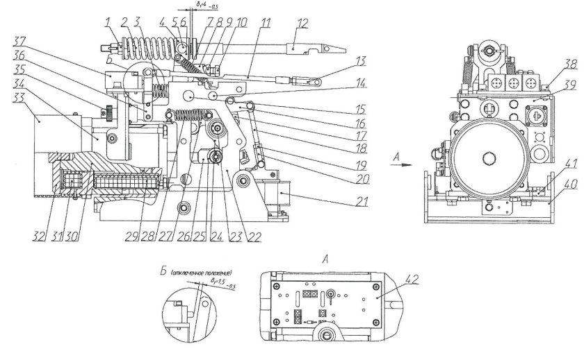 Быстродействующий выключатель ваб-55