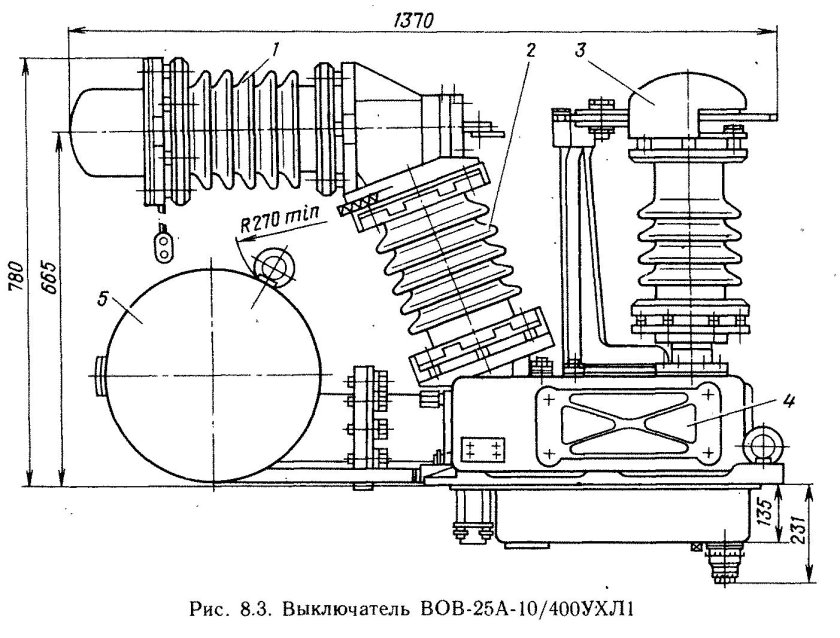 Главный выключатель электровоза вл80с