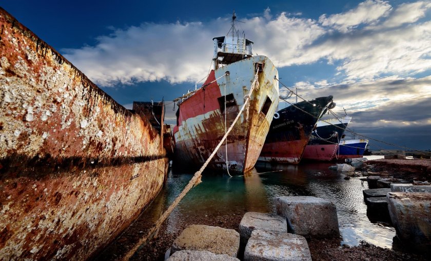 Кладбище затонувших кораблей Севастополь