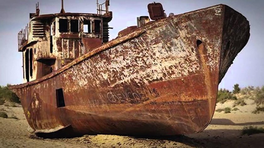 Заброшенные корабли Аральское море