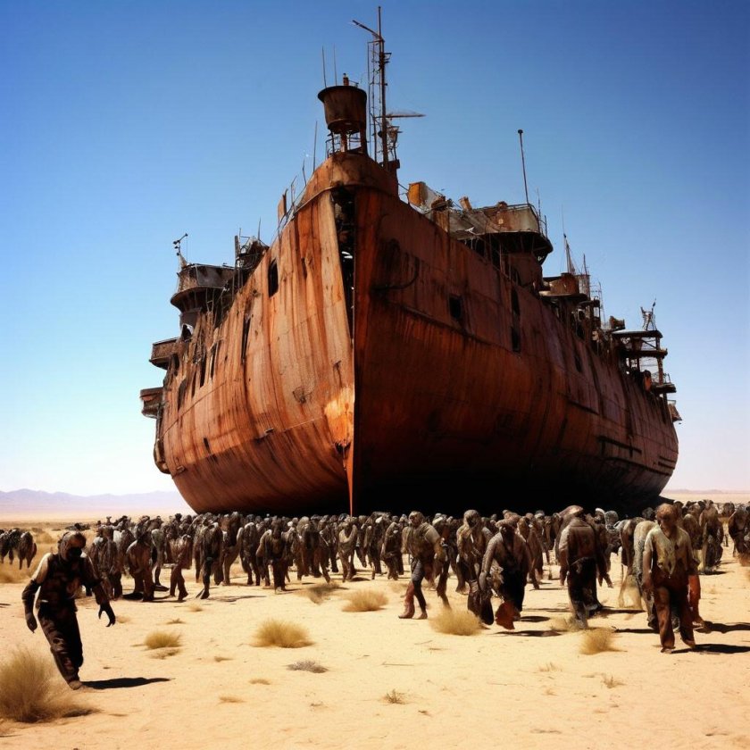 Нуадибу кладбище кораблей