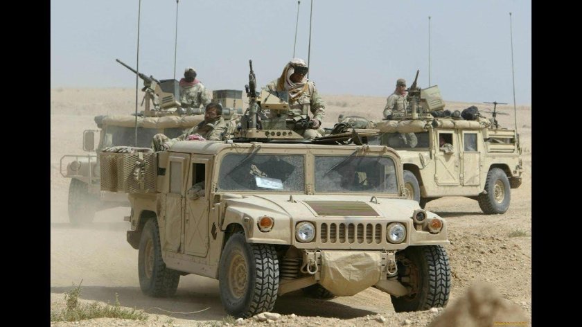 Американский Хаммер в Ираке