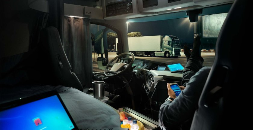 Volvo Дальнобой кабина