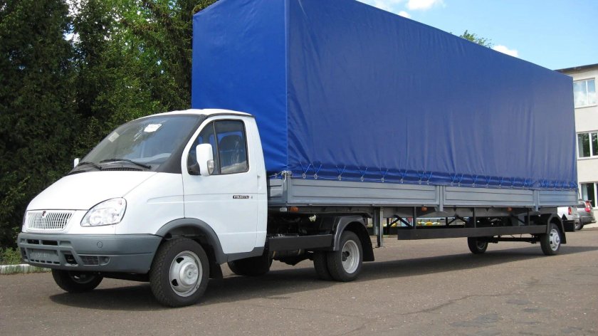 Газель с полуприцепом