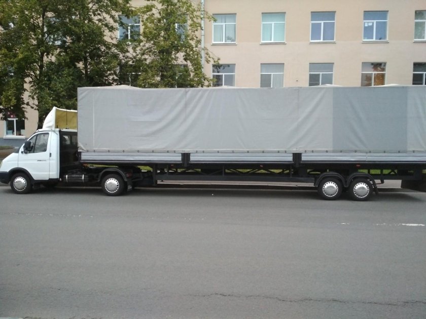 Газель полуприцеп 12 метров грузоподъемность