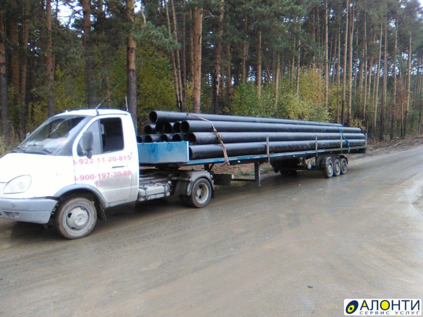 Газель длинномер 12 метров полуприцеп