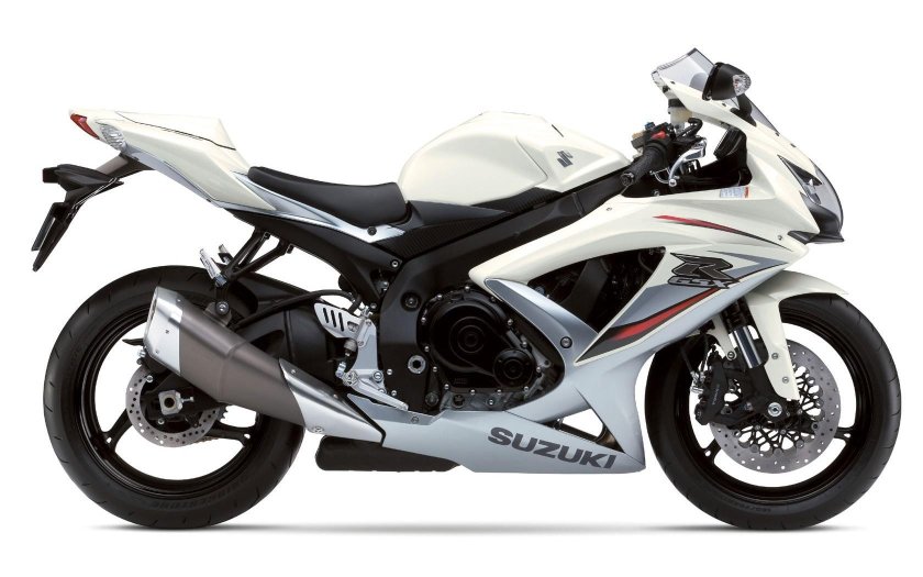 Suzuki GSXR 750 белый