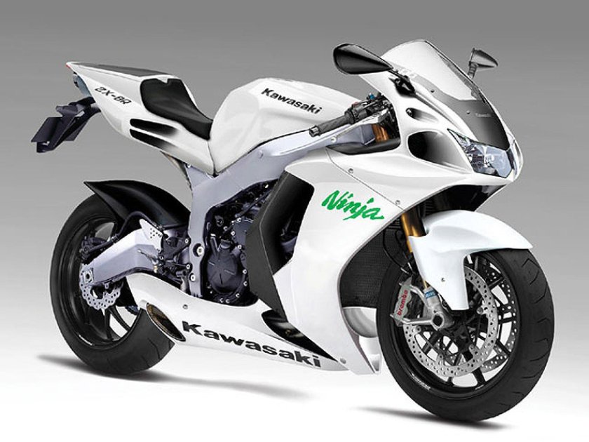 Kawasaki Ninja 400r белый