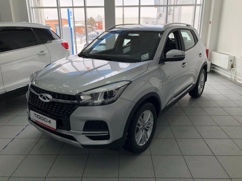 Черри Тигго 4 серебристый