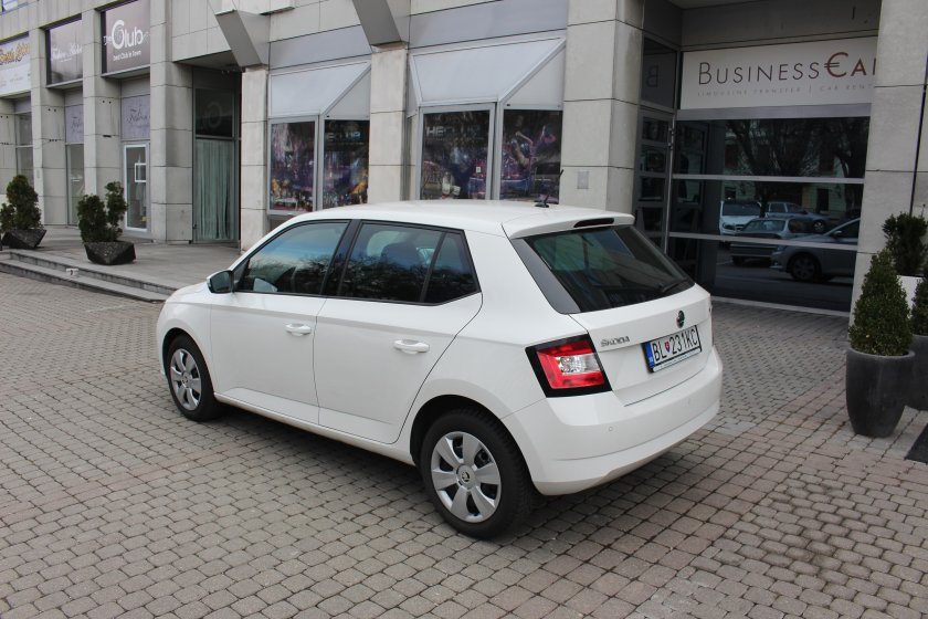 Шкода Фабия 2010 белая