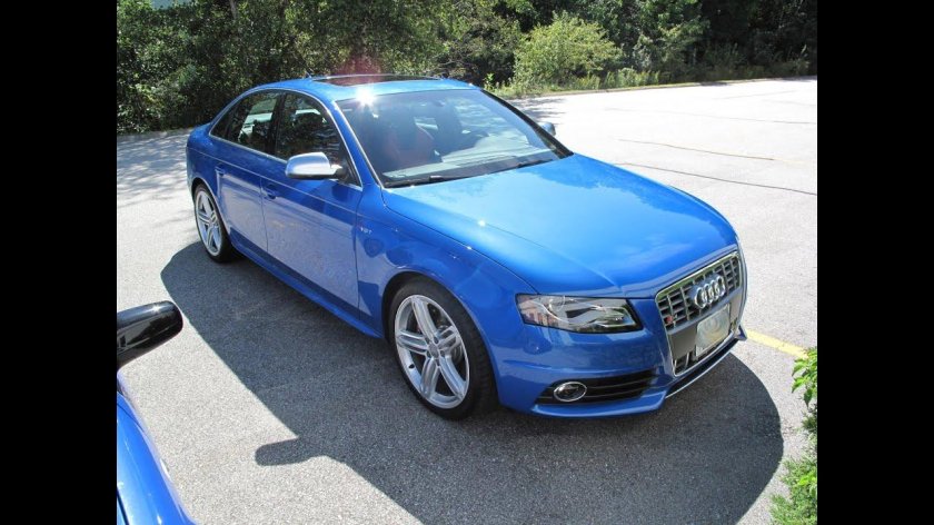 Ауди а4 синий металлик