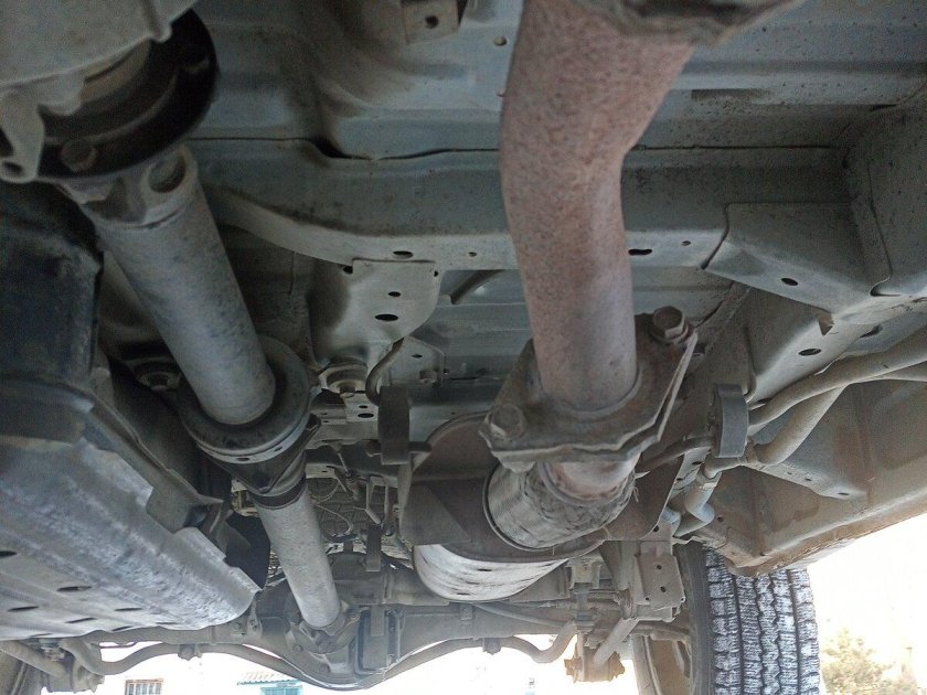 Тойота ленд крузер 100 выхлопная система