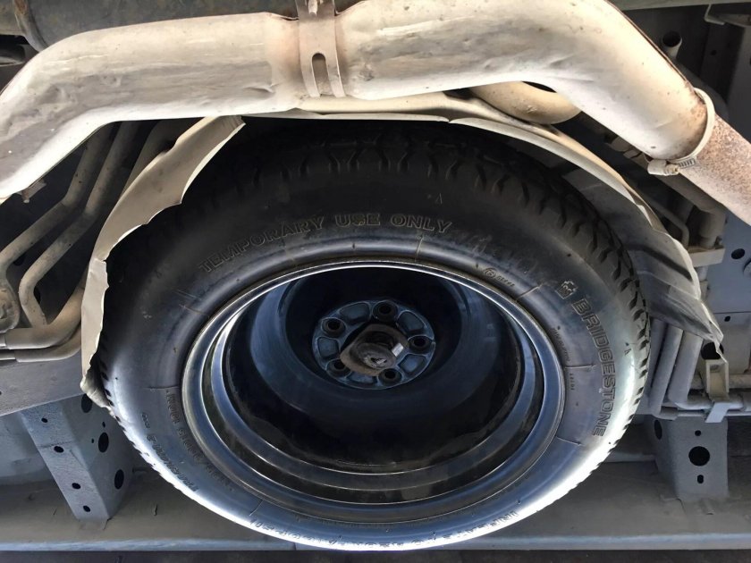 Мазда мпв запасное колесо