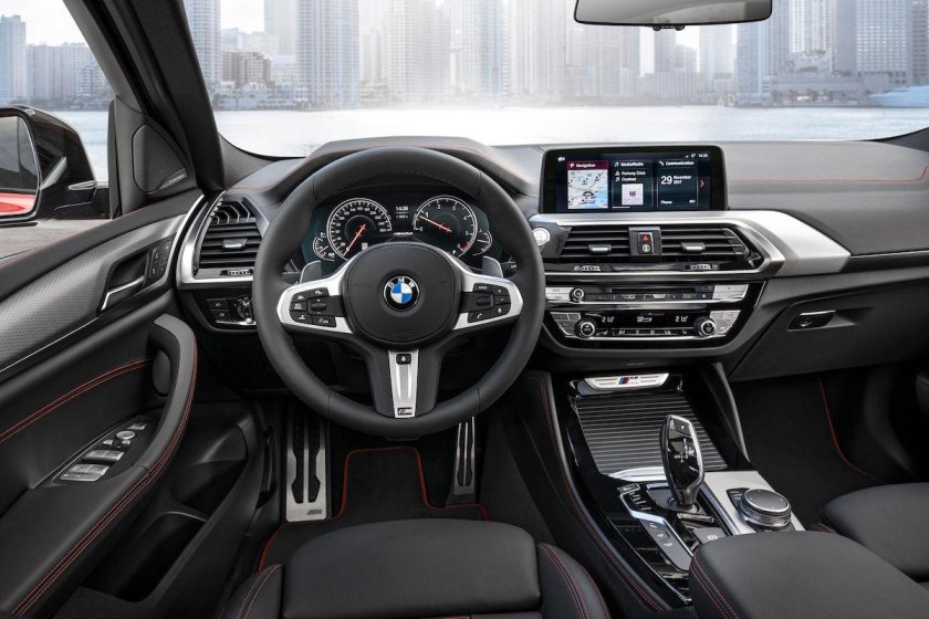 BMW x4 2019 салон