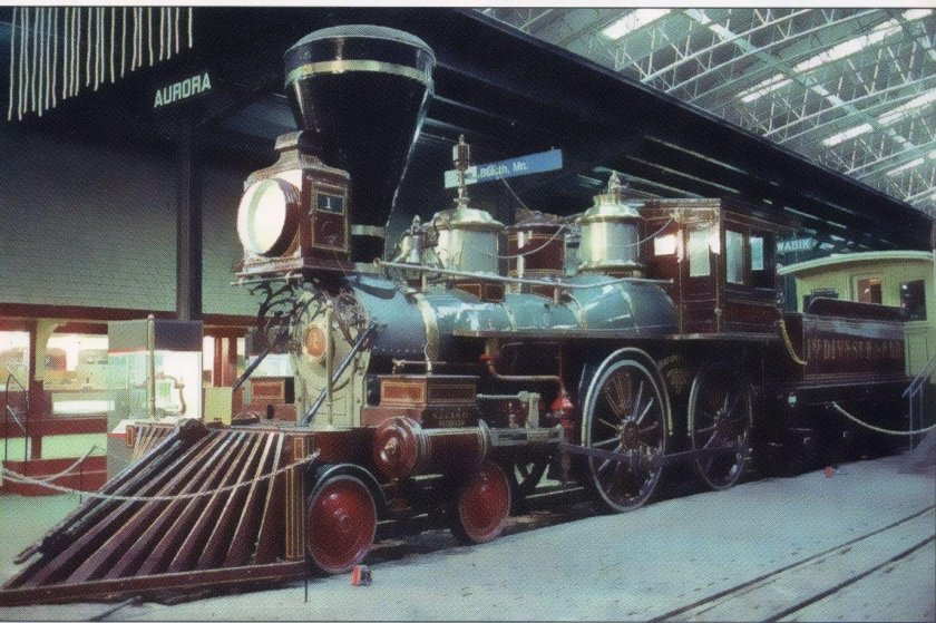 Первый паровоз 19 века