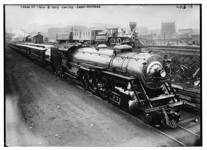 Паровоз 19 века Британии