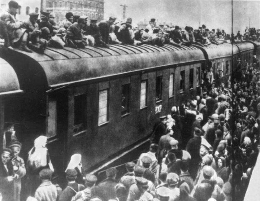 Железные дороги 1917