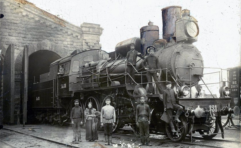 Паровозное депо 1890