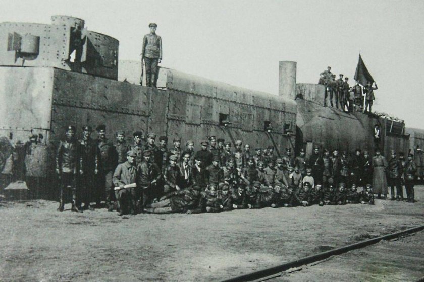 Бронепоезд красной армии 1918