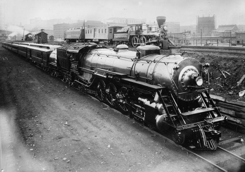 Паровоз 19 века британии