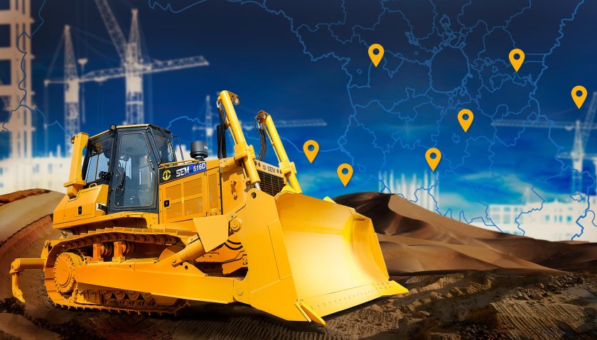 Бульдозер sem 816d