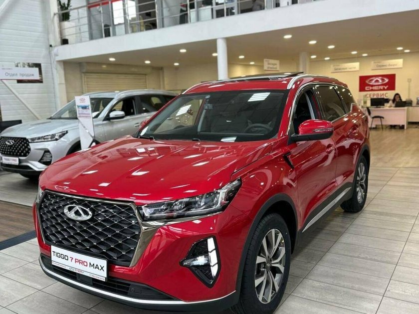 Chery Tiggo 7 Pro Max красный