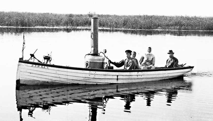 Паровой катер Баркас