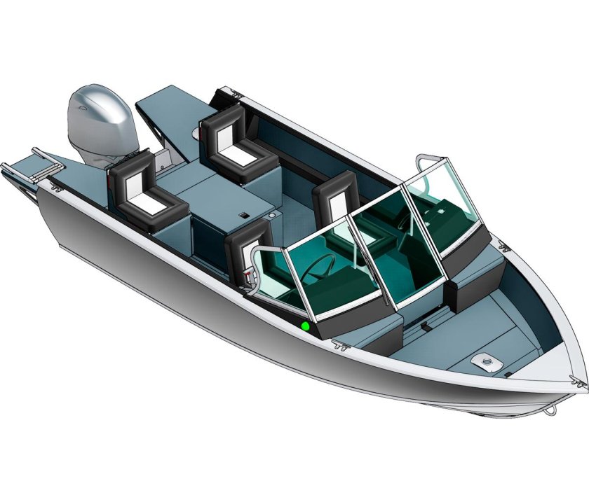 Моторная лодка REALCRAFT 470