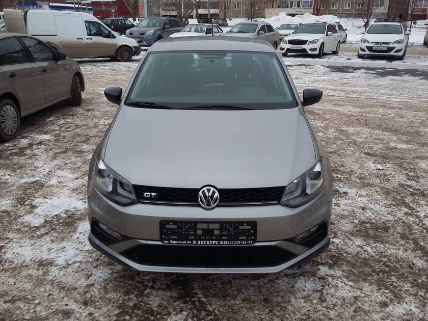 Volkswagen Polo цвет серый Tungsten