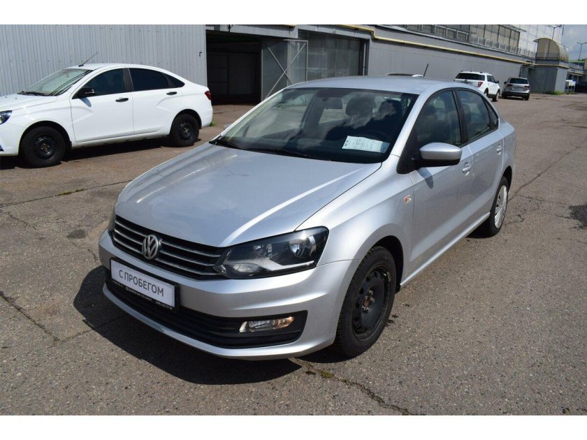 Фольксваген поло серебристый