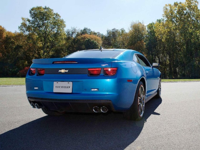 Шевроле Камаро синяя