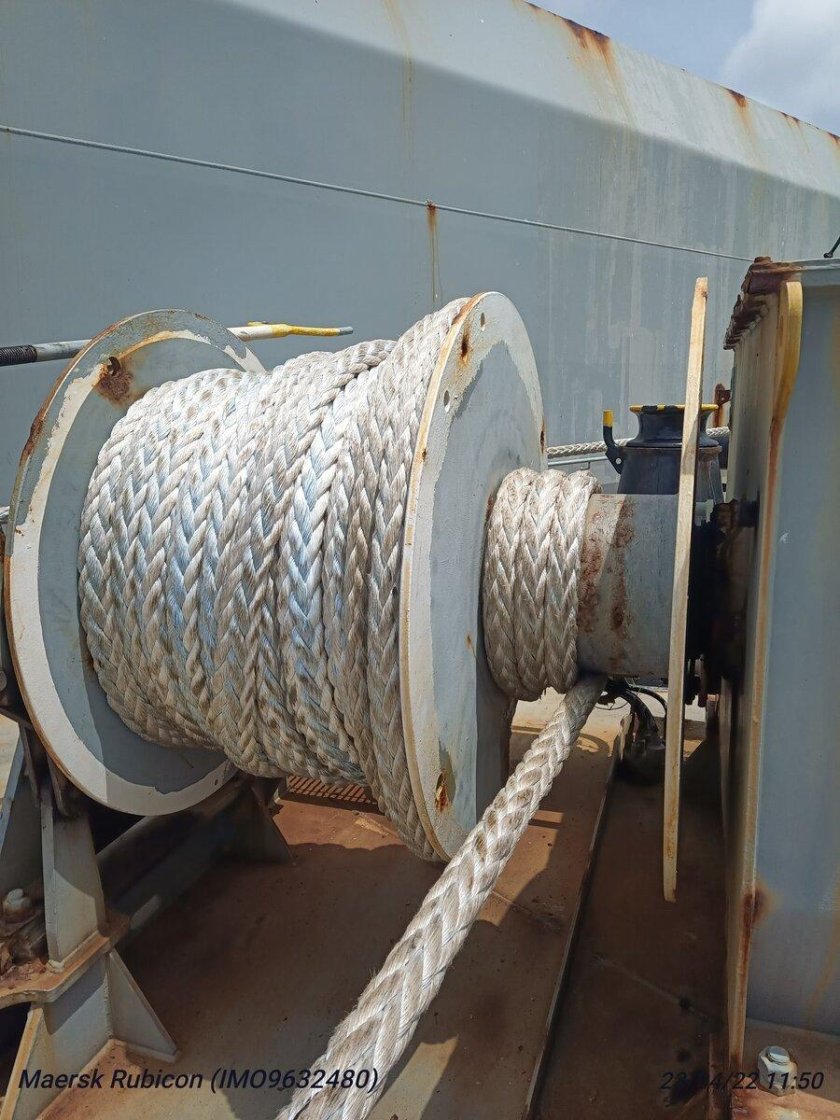 Судовая ваерная лебедка 400квт.