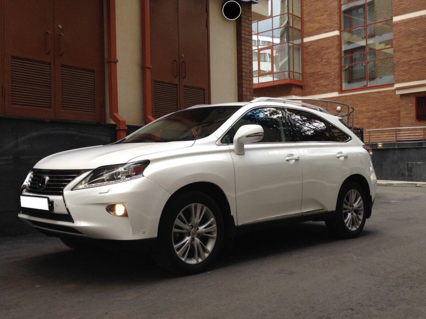 Lexus rx350 2012 белый