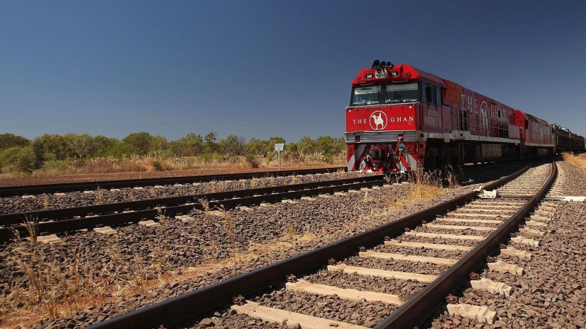 Поезд the Ghan Аделаида-Дарвин