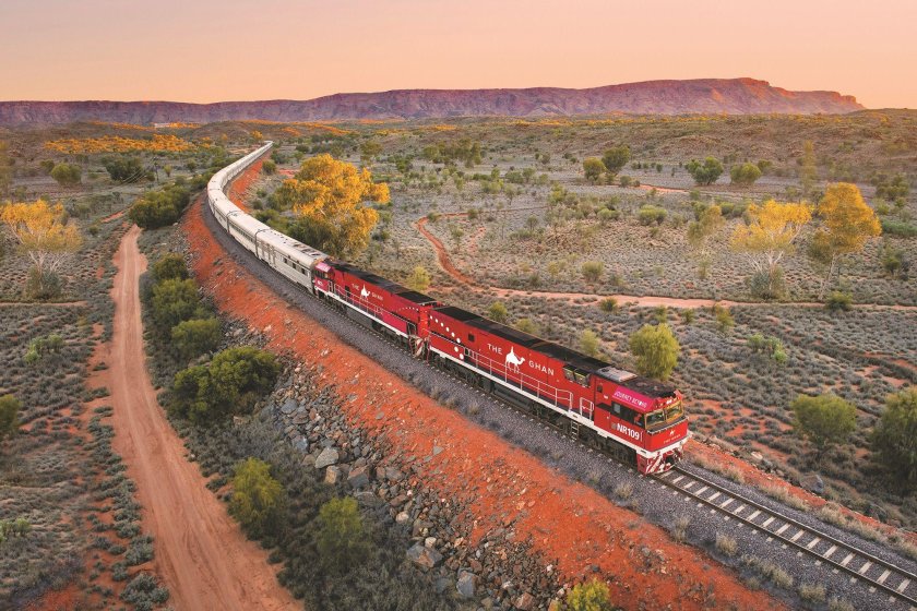 Поезд the ghan аделаида-дарвин