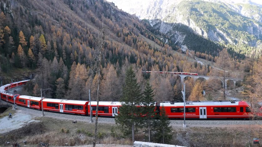 Железная дорога в швейцарии