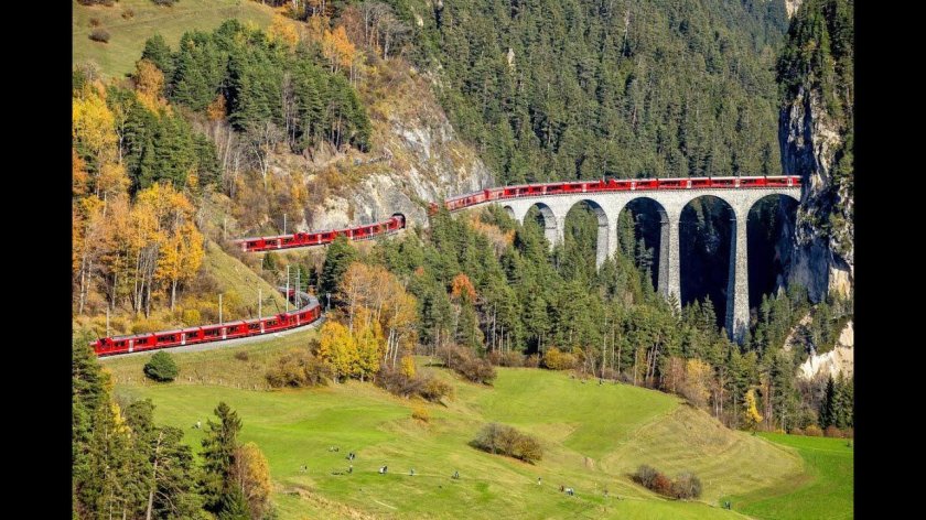Железная дорога в Швейцарии
