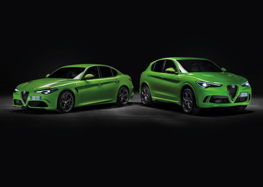 Alfa Romeo Giulia зеленая