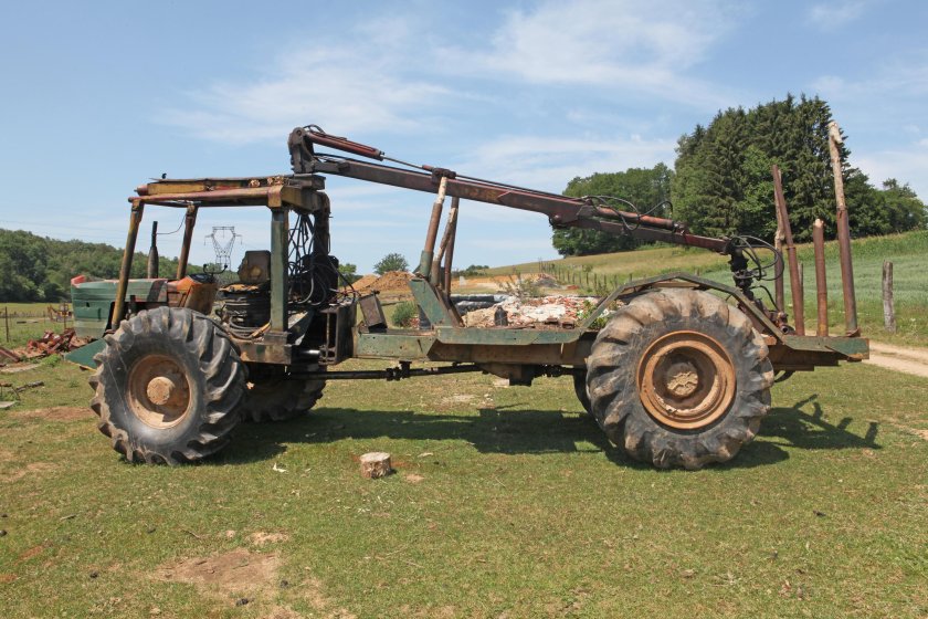 Форвардер из трактора МТЗ 80