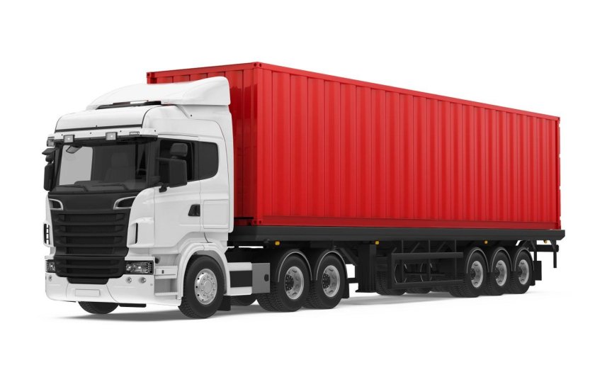 Грузовик с контейнером