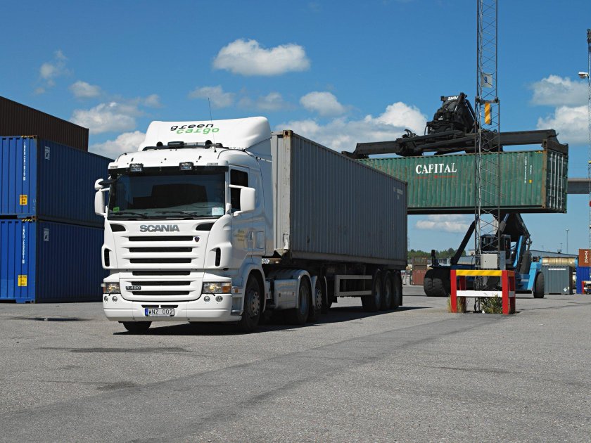 Скания r380 контейнеровоз