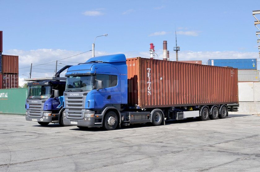 Скания контейнеровоз