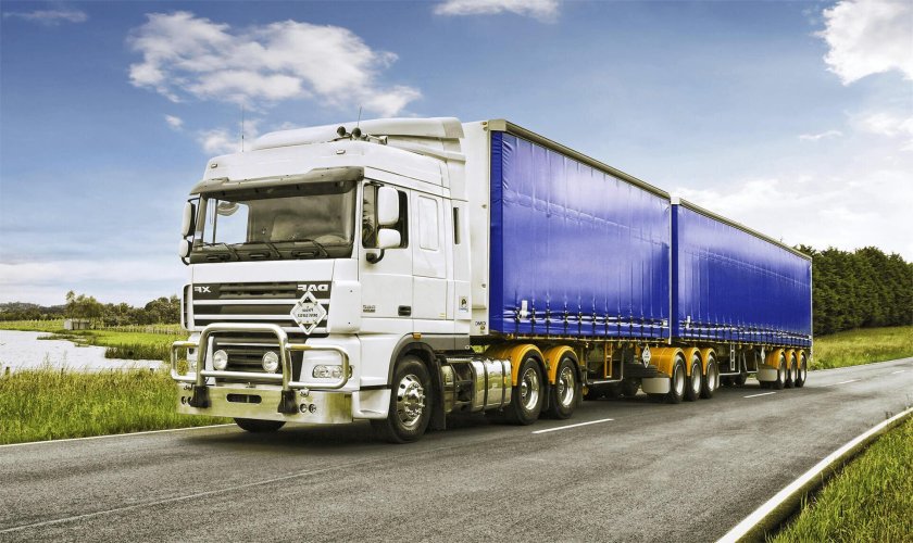 Автопоезда Австралии Даф