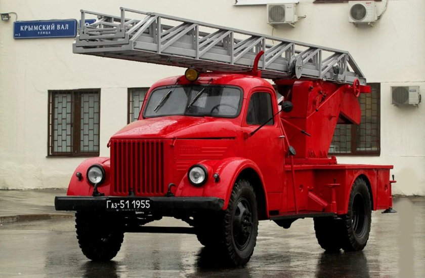ГАЗ 51 автолестница