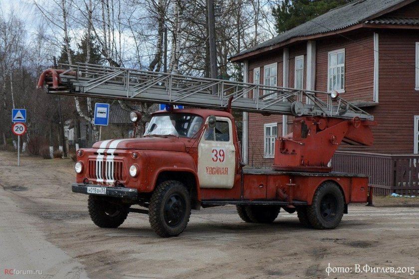 ГАЗ 51 автолестница
