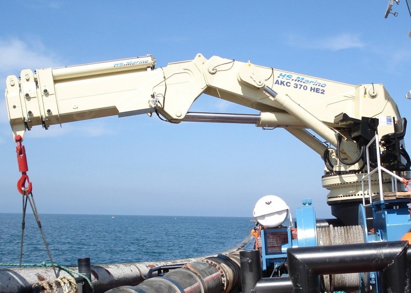 Морской судовой кран m1500