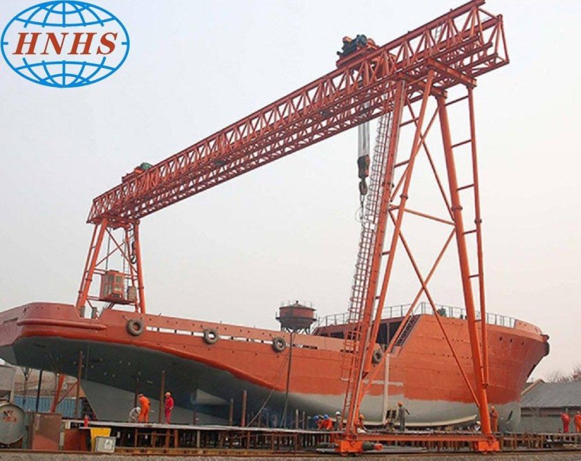 Гантри кран судовой